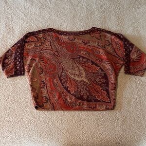 Chico's Multicolor Paisley Blouse Size O